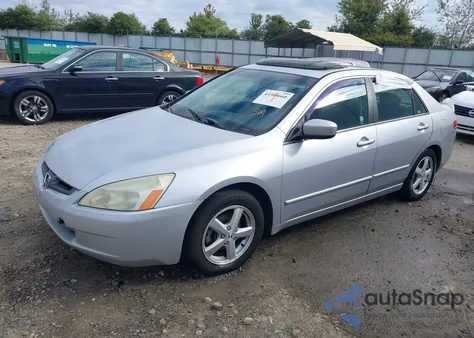 2004 Honda Accord 2.4 Ex z USA, uszkodzony, nr VIN 1HGCM56754A012519